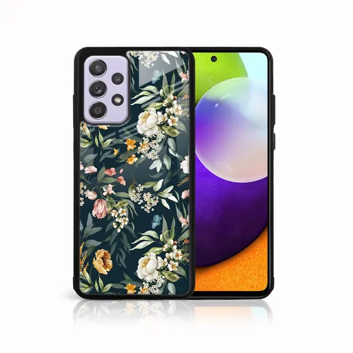 MY ART Ochranný kryt  Samsung Galaxy A52 / A52s / A52 5G-FLORAL (158)