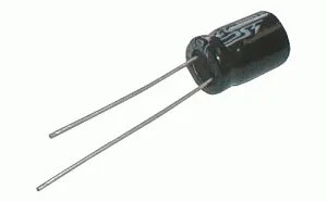 Kondenzátor elektrolytickýKE 100/63/10x13t  10x13mm-3.5 105*C  rad.C