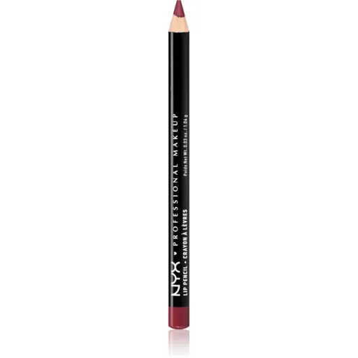 NYX Professional Makeup Slim Lip Pencil precízna ceruzka na pery odtieň Plush Red 1 g
