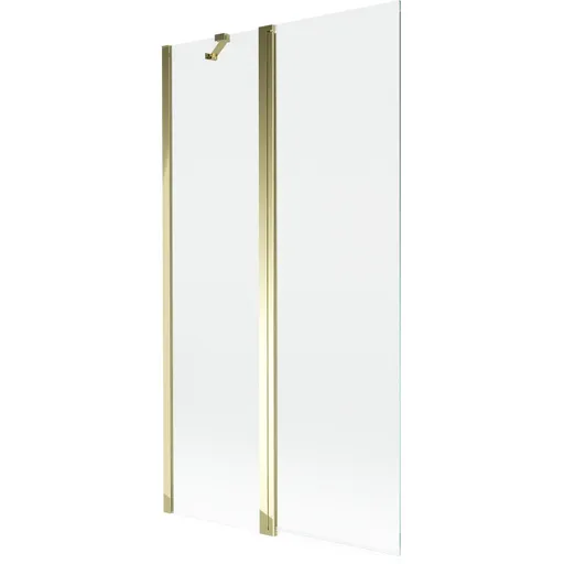 MEXEN - MIST vaňová zástena 100x150 cm 6mm f+s, zlatá, číra 8A9-100-011-50-00