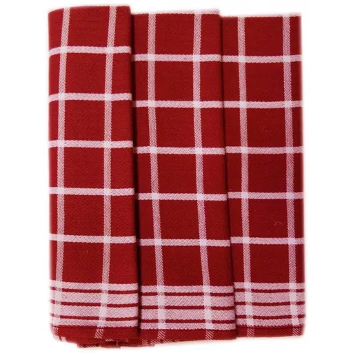 Polášek Károvaná utierka Egypt – 3 ks - č. 4 | Červená