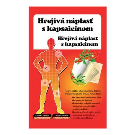 Goodnature Hrejivá náplasť s kapsaicínom 12 x 18 cm 1 ks