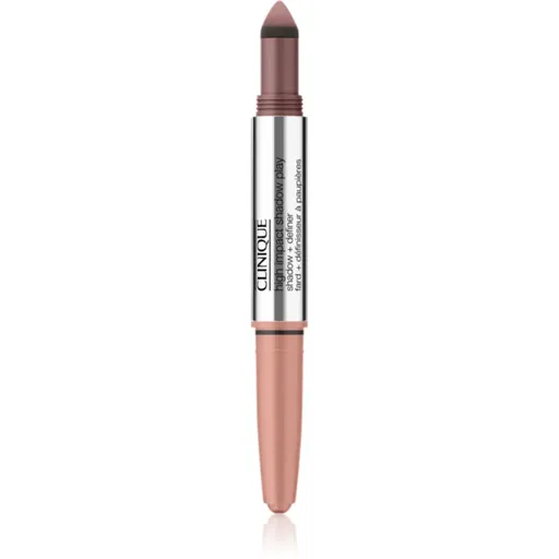 Clinique High Impact™ Shadow Play očné tiene v ceruzke duo odtieň Rose +Truffles 1.9 g