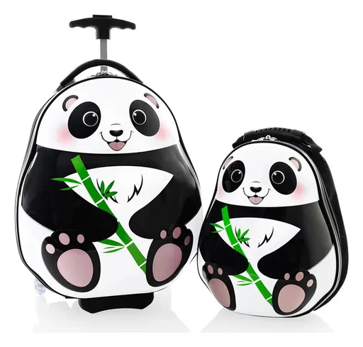 Heys Travel Tots Lightweight Kids Panda – súprava batoha a kufra