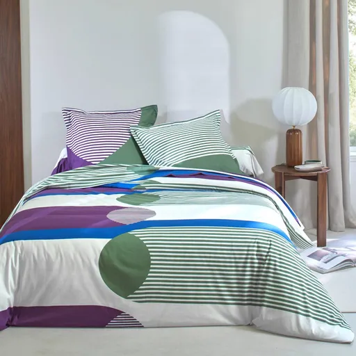 Posteľná bielizeň Nico s potlačou pruhov, bavlna