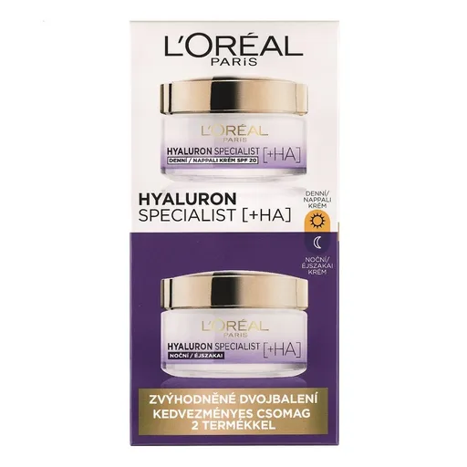 L´ORÉAL Paris Hyaluron Specialist Denný krém 50 ml + Nočný krém 50 ml