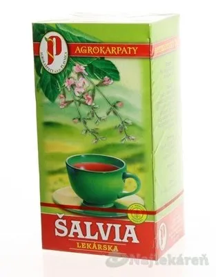 Agrokarpaty ŠALVIA LEKÁRSKA čaj čistý prírodný produkt 20 x 2 g