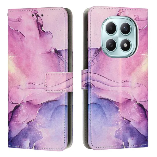ART MARBLE Peňaženkový kryt pre Xiaomi Redmi Note 15 5G / POCO M8 5G PURPLE