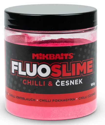 Mikbaits obaľovací dip fluo slime 100 g - chilli cesnak