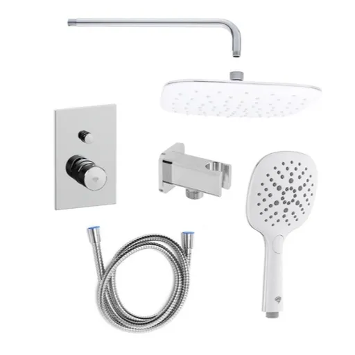 Sprchový systém SAT Evolution vrátane podomietkového telesa chróm SATBSETEVO2