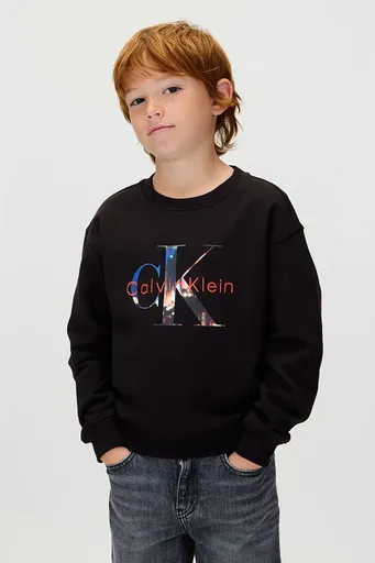 Detská bavlnená mikina Calvin Klein Jeans
