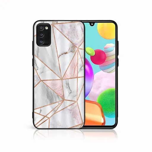 MY ART Ochranný obal pre Samsung Galaxy A41 PINK MARBLE (143)