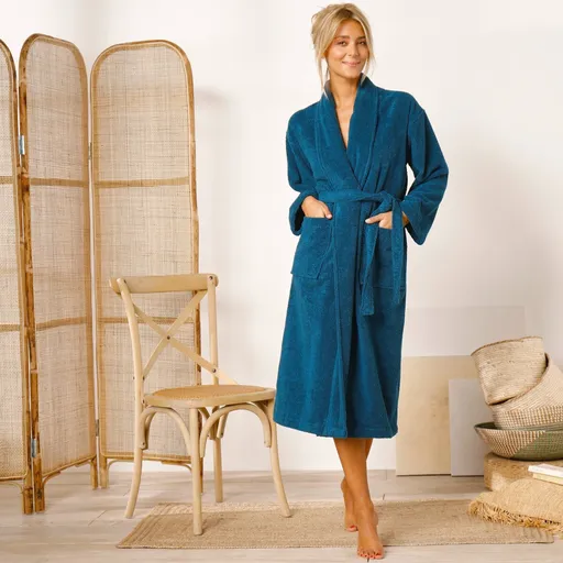 Župan z buklé froté zn. Colombine® so šálovým golierom