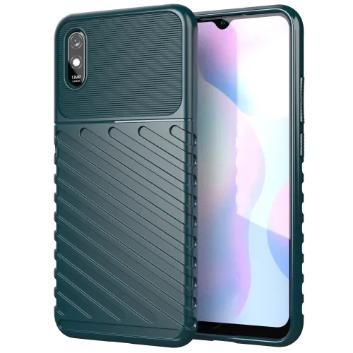 THUNDER Ochranný kryt Xiaomi Redmi 9A / 9AT zelený