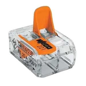 Svorka Wago 221-412 2x0,2-4mm2 s pákou