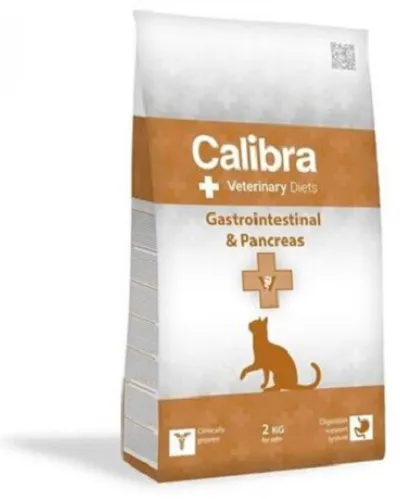 Calibra Vet Diet Cat Gastrointestinal / Pancreas granule pre mačky 2 kg