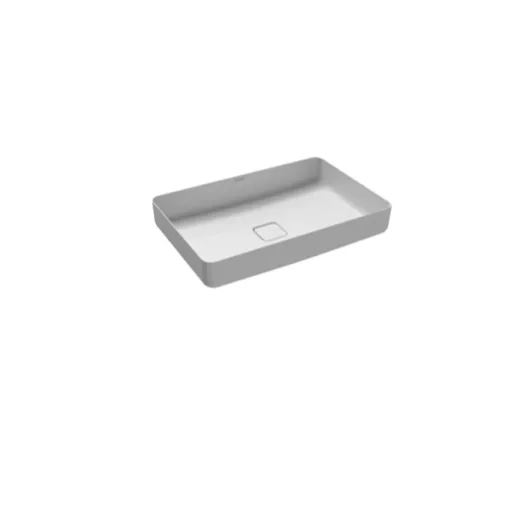 Kaldewei Miena umývadlo na dosku mien 58x38 cm alpská biela bez otvoru pre batériu, bez prepadu KW3185