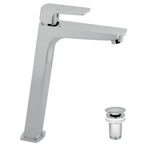 Novaservis Nobless EGO vysoká umývadlová batéria s výpusťou chróm 43503,0 43503.0