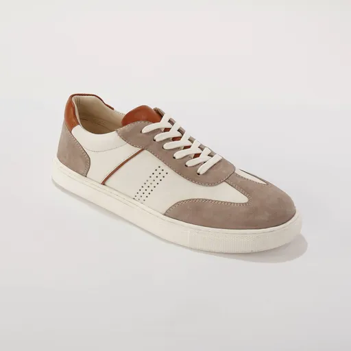 Kožené tenisky na klinovej podrážke