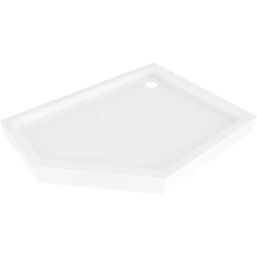 MEXEN - Flow+ päťboká sprchová vanička pravá 100 x 90, biela lesk 46P109010RH