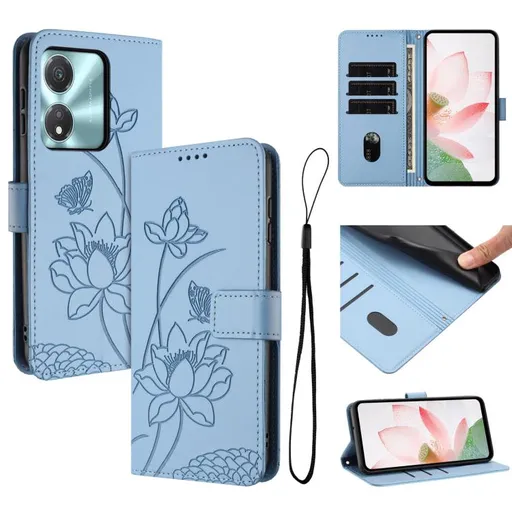 ART LOTUS Peňaženkové puzdro pre Honor X5c Plus svetlomodré