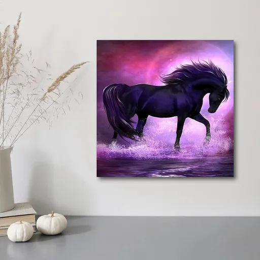 Weltbild Diamantové malování Černý kůň