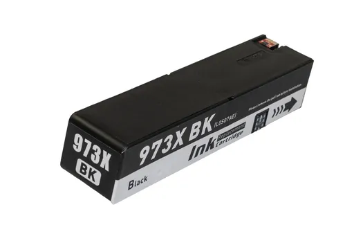 Renovovaná atramentová náplň L0S07AE, no.973X, UPDATED CHIP, 260ml listov pre tlačiarne HP (ORINK BULK), čierna