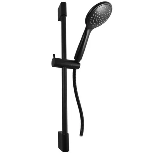 Sprchový set RAV SLEZÁK so sprchovou hadicou čierna matná SK2045CMAT