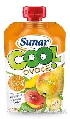 Sunar COOL ovocie Hruška, Banán, Mango, 120g