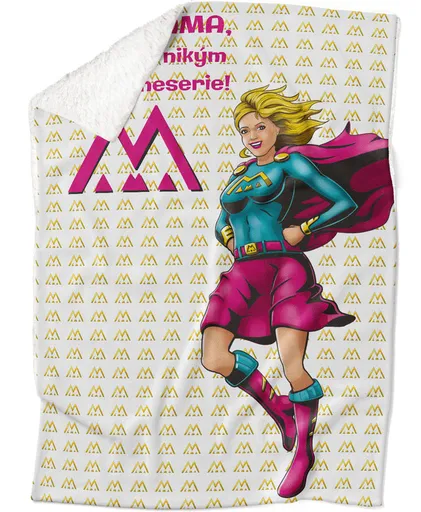 Deka Supermama (Farba vlasov: Blond, Podšitie baránkom: ÁNO)