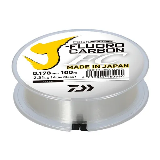 Daiwa vlasec j fluorocarbon leader 100 m - 0,218 mm 3,4 kg
