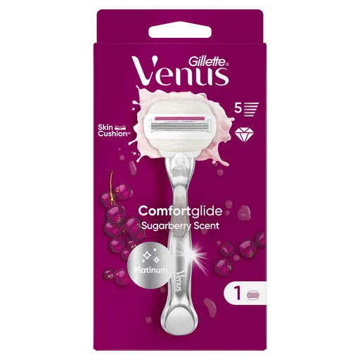 GILLETTE Venus Platinum Sugarberry Strojček + Náhradná hlavica 1 kus