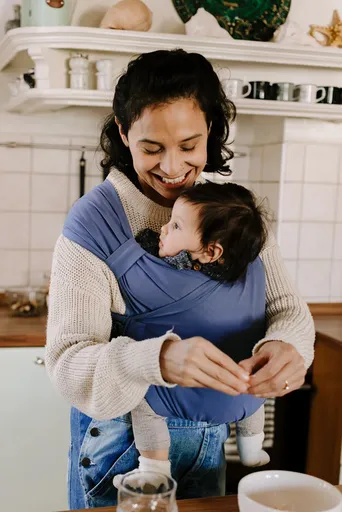 BOBA Nosič detí Boba Bliss Vintage Navy Blue V2