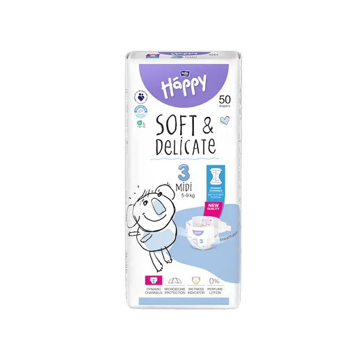 BELLA HAPPY Baby midi 50 kusov