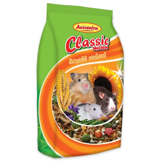 AVICENTRA Classic Menu krmivo pre škrečky, potkany a myši 1kg