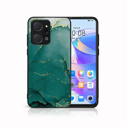 MY ART Ochranný kryt pre Honor X7a GREEN MARBLE (145)