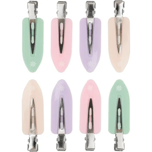 Brushworks No Crease Clips sponky do vlasov Pastel