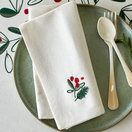 Textilné obrúsky s potlačou cezmíny, súpr. 3 ks