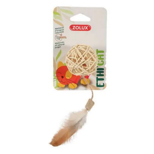 ZOLUX Ethicat Rattan loptička pre mačku 1 ks