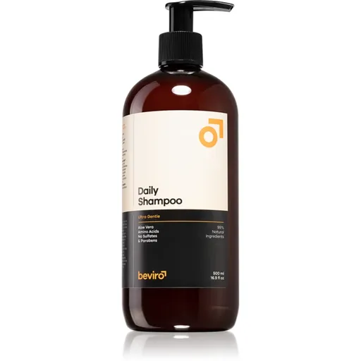 Beviro Daily Shampoo Ultra Gentle šampón pre mužov s aloe vera Ultra Gentle 500 ml