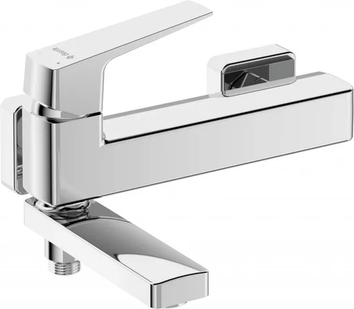 DEANTE - Blur chróm - Vaňová batéria, nástenná - so skladacím výtokom BQL_012M