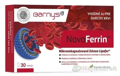 Barny's NovoFerrin plus 30 kapsúl