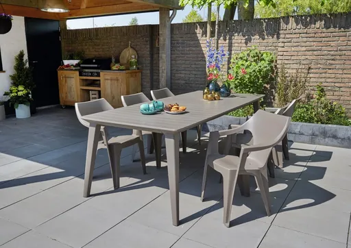 Elvisia Záhradný set OTTO 6 + 1 | cappuccino