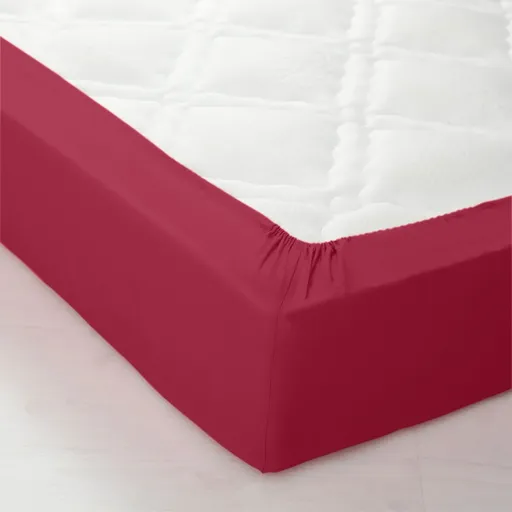 Napínacia jednofarebná plachta s hĺbkou rohov 26 cm