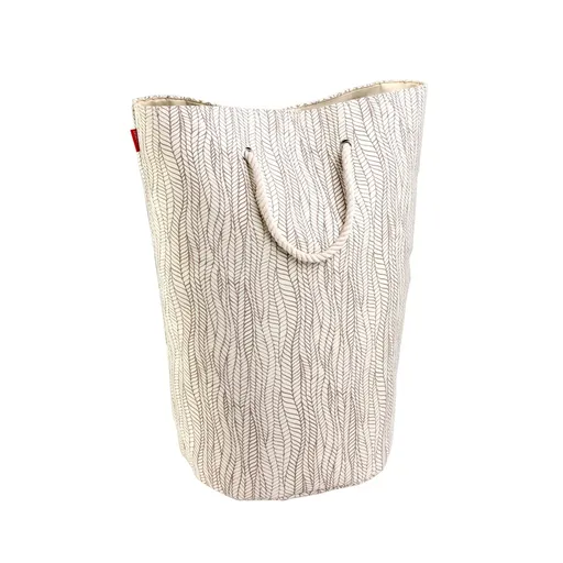 Vak na bielizeň FANCY HOME, smotanová