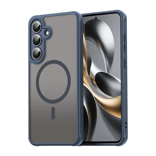 FANDUN MAGSAFE Ochranný obal pre Samsung Galaxy S25 FE modrý