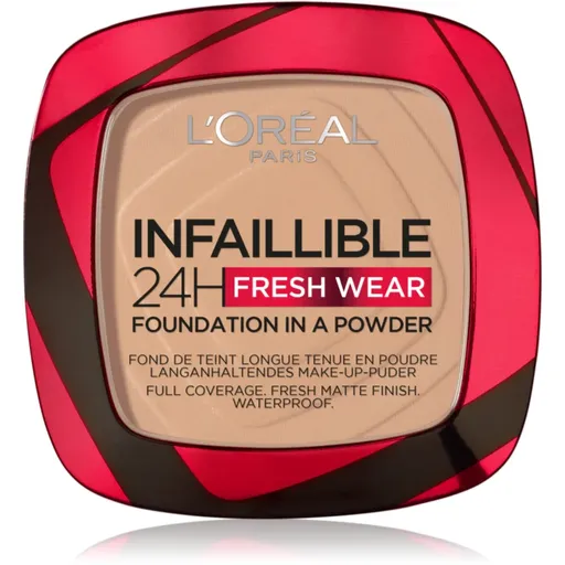 L’Oréal Paris Infaillible Fresh Wear 24h púdrový make-up odtieň 120 Warm Doré 9 g
