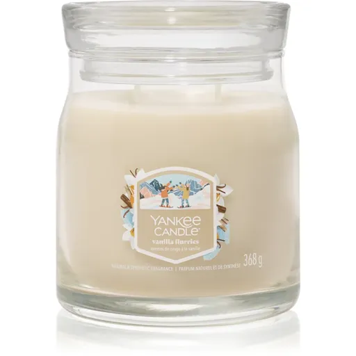 Yankee Candle Vanilla Flurries vonná sviečka Signature 368 g