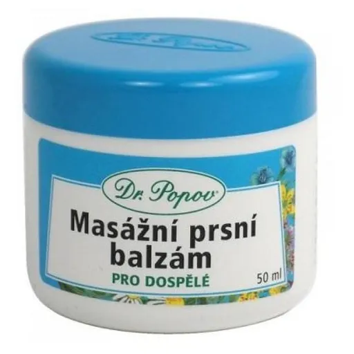 DR. POPOV Masážny prsný balzam pre dospelých 50 ml