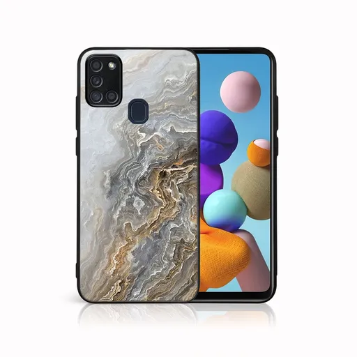 MY ART Ochranný obal pre Samsung Galaxy A21s BEIGE (151)